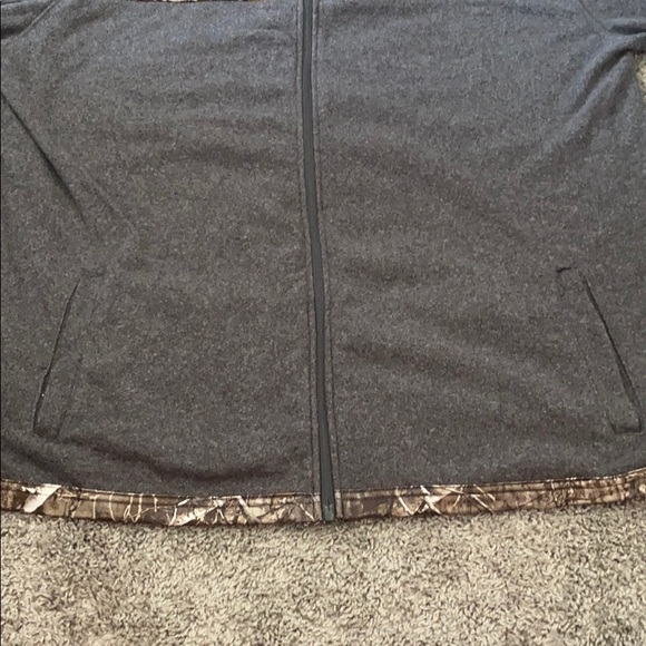 Fleece jacket grey and camo 2xl - Picture 3 of 3